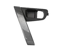 FRTRGVUVXP Auto Modello In Fibra Carbonio Maniglie Delle Porte Interne Base Maniglia Interna Della Porta Copertura Trim Per Nissan Per Qashqai J10 2007-2015 (lato destro)