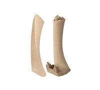 FRTRGVUVXP Car Interior Maniglia Interna Della Porta Pannello Trim Copertura Per E90 E91 Serie 3 318 320 325 328 2005-2012 Accessori Auto Nero Beige 2PC Beige(Right)