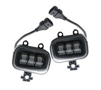 FRTRGVUVXP Fari Fendinebbia A LED Bianchi E Gialli Per Nissan Per Note E13 2021 2022 2023, Lenti Trasparenti, Gruppo Ottico Anteriore Fendinebbia, 40W, 1 Set(White lights)