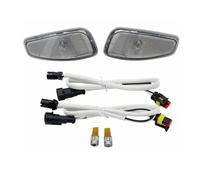 FRTRGVUVXP Per Jeep Per Renegade BU 2014 2015 2016 2017 2x Ripetitore Riflessione Avvertimento Anteriore Laterale Parafango Luci Indicatore I Direzione Lampada(Gray)