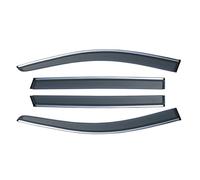 FRTRGVUVXP per Mazda 2 per Demio DJ DL 2015~2024 Visiera Finestrini Auto Sfiato Porta Tenda da Sole Pioggia Sopracciglio Copertura Deflettore(for Sedan)