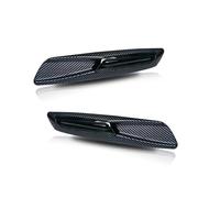 FRTRGVUVXP Per Serie 1 3 5 E90 E60 E87 E83 E91 E92 E93 X1 X3 NO Lampeggiante Auto Indicatori Direzione Luci Posizione Laterali(Carbon Fiber pattern)