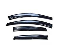 FRTRGVUVXP Window Visor Vent Shades Sun Rain Deflector Guard per Ford per Fiesta Hactback 2009-2015(Black)
