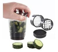 Frucht Schneidebecher Erdbeer Cutter Küchen Gadget Schneider Praktisches Vorbereitungs Werkzeug | Kiwi Pilze Trauben Gurken Küche Haushalt Salat Snack Lebensmittel Zubereitung