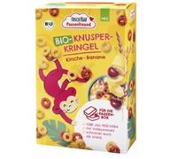 FRUCHTBAR Pausenfreund - Anellini Croccanti Bio - Ciliegia e Banana - 175 g