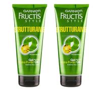 Fructis Style Gel Fissaggio Extra Forte con Estratto di Bambù: Look Sotto Controllo e Fissaggio Duraturo, Formato da 200ml (2 Unità)