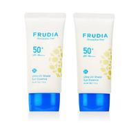 Frudia Ultra UV Shield Sun Essence SPF50+ protezione solare viso per tutti tipi di pelle 2x50 g Unisex
