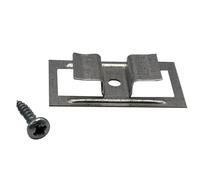 FRÜH Ganci per Perline a Doppia Cava 5 mm, fuga 10 mm, clip di fissaggio invisibile per perlinato e pannelli in legno, 100 pezzi con viti