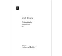 Frühe Lieder: Band 2. für Gesang und Klavier.