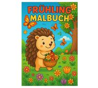 Frühling Malbuch: 50 blühende Illustrationen für die erwachende Jahreszeit: Für Kinder und Erwachsene zum Ausmalen und Genießen