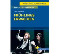 Frank Wedekind Frühlings Erwachen von Frank Wedekind - Textanalyse (Tascabile)