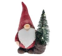 Frugoletto con Albero di Natale a Led gnomo natalizio