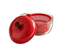 Fruit And Vegetable Washer | Double Layer Hand-Cranked With Strainer Handle | Fruit Washing Bowl With Strainer | For Salad Berry Lettuce Home Kitchen Farmhouse Camping Picnic Travel