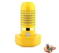 Fruit and Vegetable Washing Machine,Fruit Cleaner Device with Oh-Ion Technology,Portable Wireless Rechargeable Food Washer,IPX7 Waterproof,for Fruits,Veggie Grains,Rice,Meat (yellow)
