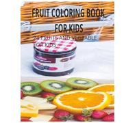 Fruit and vegetables coloring book for kids