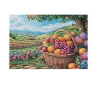Fruit Basket Harvest Puzzle 300 Pezzi Sfida Rompicapo Impossibile Rompicapo Estremamente Difficile Per Veri Esperti Regalo Per Chi Ama Le Sfide 300 PCS