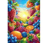 Fruit Basket in Magical Forest Puzzle 500 Pezzi Per Decorazione Ingresso Fairy Tale Scenery Cartoon Cartone Di Alta Qualità Paesaggi Italiani Per Arredamento Da Passatempo Con Colla Inclusa Qualità 5