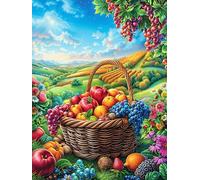 Fruit Basket in Magical Meadow Puzzle 1000 Pezzi Per Lui Amici E Colleghi Magical Animal Fairy Tale Rompicapo Sfida Impossibile Giochi Da Tavolo Serate in Gruppo Regalo Natale 2025 1000 PCS