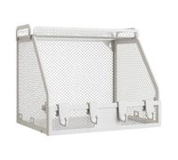 Fruit Basket, Wall Mount Organizer, Heavy Duty Wire Shelf, Multi-Layer Storage Design, Space-Saving Wall Rack, Compact Ideal for Snacks, Vegetables, Fruits, and Cosmetics
