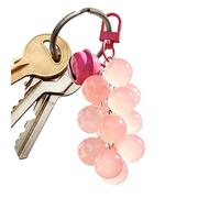 Fruit Charm Keychain - Sun Reactive Pendant, Aesthetic Bag Accessory, Glossy Resin Design, Compact Portable Decor | Ideal for Backpack Wallet Zipper Ornament Travel Daily Styling Gift Giving Teenagers