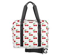 Fruit Cherry Borsone da viaggio per donne e uomini estate Cherry Weekend Pernottamento Borse 32 L Large Holdall Tote Cabin Bag per Sport Palestra Yoga, Colore, 32 L, Organizer per borse