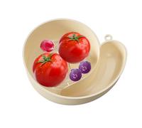 Fruit Cleaner Bowl, Snail-shape Rotating Strainer Bowl, Kitchen Utensils for Tomato Strawberry Lettuce Salad Food Mixing Storage Sink Faucet Fridge Garden Travel