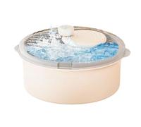 Fruit Cleaner Spinner, Electric Manual Vegetable Washer, Multi-Purpose Food Washing Appliance, Size About 30x20cm High-Efficiency Salad Spinner for Lettuce, Fruits, and Greens