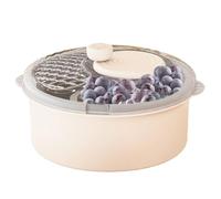 Fruit Cleaner Spinner, Manual or Electric Fruit and Vegetable Washer, 11.81x7.87in Multi-Purpose Food Cleaning Appliance, Efficient Home Kitchen Tool for Lettuce and Other Produce