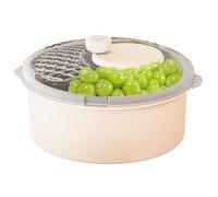 Fruit Cleaner Spinner, Manual or Electric Vegetable Washer, 11.81x7.87 inches Multi-Purpose Food Washing Appliance for Home Kitchen, Efficient Lettuce