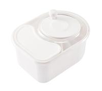 Fruit Cleaner Spinner, Rotating Hand-Crank Washer, Multifunctional Potato Scrubber with Lid, Easy Drain Salad Washing Tool, 12.6x7.48x6.1 Inches, for Kitchen, Home Use