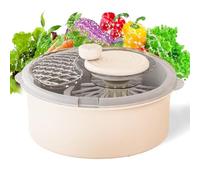 Fruit Cleaner Spinner - Spinner insalata manuale | Frutta elettrica e vegetale | FRUTS Spinner Bowl | Cucina a casa multiuso fornisce elettrodomestici per il lavaggio