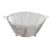Fruit Colander Bowl - filtro in acciaio inossidabile, cestino risciacquo a filo | Ciotola di lavaggio da cucina per verdure frutta, organizzatore di lavello di scarico rapido, contenitore per controso