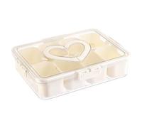 Fruit Container - Fruit Container For Fridge | Drainable Fresh Fruits Containers | Sealed Organizer Box Portable Storage Tray For Vegetables Kitchen Lunch Food Pantry Travel Snacks Salad Office Use