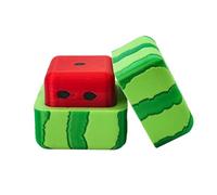 Fruit Dice Game, Cartoon Cubes Set, Tabletop Chips with Fun Fruits Shapes for Preschool Learning, Family Board Games, Math Practice, Birthday Parties, Classroom Activities 1.57x1.57x1.57 Inches