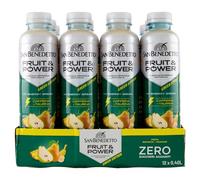 San Benedetto Fruit e Power Green Edition – Pera, Banana, Ananas – 12 bottiglie da 400 ml