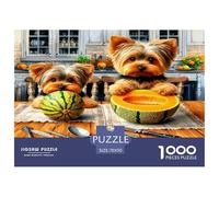 Fruit Eating Poodle Jigsaw Puzzle,1000 Pezzi Classici, Per Adulti E Bambini A Partire Da 12 Anni Giochi Educativi Giocattoli Perfetto Per Appassionati Di Esperti - Regalo Per Amore E Amico 70x50cm/10