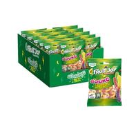 Fruit Joy Bruko Frizz 28 buste da 80 gr Sour Worm - Caramelle Gommose Frizzanti Gusto Frutta Con Aromi Naturali - Senza Glutine.