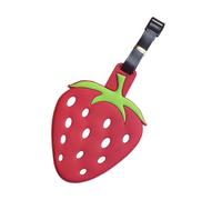 Fruit Luggage Tags - Travel Tags For Luggage | Silicone Suitcase Label Tagss Fruit Shape | Cute ID Label Bag Identifier | Silicone Fruits Shape Suitcase Tagss | Privacy Cover Travel Accessories
