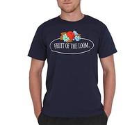 Fruit of the Loom 011036 T-Shirt, Blu (Deep Navy AZ), S Uomo