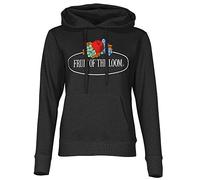 Fruit of the Loom 012038 Felpa con Cappuccio, Nero (Nero 36), XXL Donna