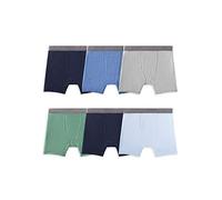 Fruit of the Loom 4-Way Stretch Boxer Briefs | Lightweight & Moisture Wicking Underwear | Long Trunk Corti, Regular Leg - Coolsoft - 6 Pezzi in Diversi Colori, M (Pacco da 6) Uomo
