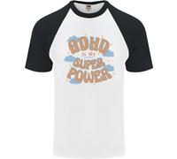 Fruit of the Loom 610260 ADHD È Il Mio Superpotere Uomo T-Shirt Baseball