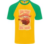 Fruit of the Loom 610260 Magia Magic Mushroom LSD Uomo T-Shirt Baseball