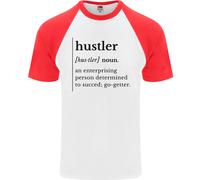 Fruit of the Loom 610260 Uomo Hustler Definition Baseball T-Shirt Cotone