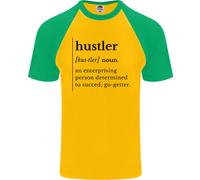 Fruit of the Loom 610260 Uomo Hustler Definition Baseball T-Shirt Cotone