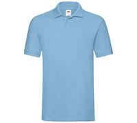 Fruit of the Loom Polo 63-218-0 Blu Cielo Uomo S