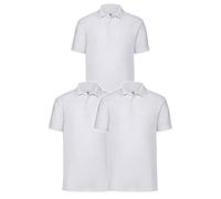 Fruit of The Loom 63-402-0, Polo Uomo, White (White 30), 3XL