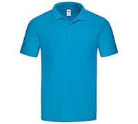Fruit of the Loom Polo originale 63-505-0 - Polo da uomo in cotone, azzurro, XL