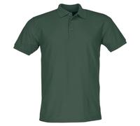 Fruit of the Loom 65/35 Polo + GRATIS sacca in tessuto MyShirt, verde bottiglia, M