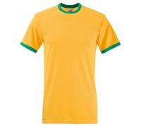 Fruit of the Loom Anello in cotone T - Contrasto Collare/Hem T-shirt